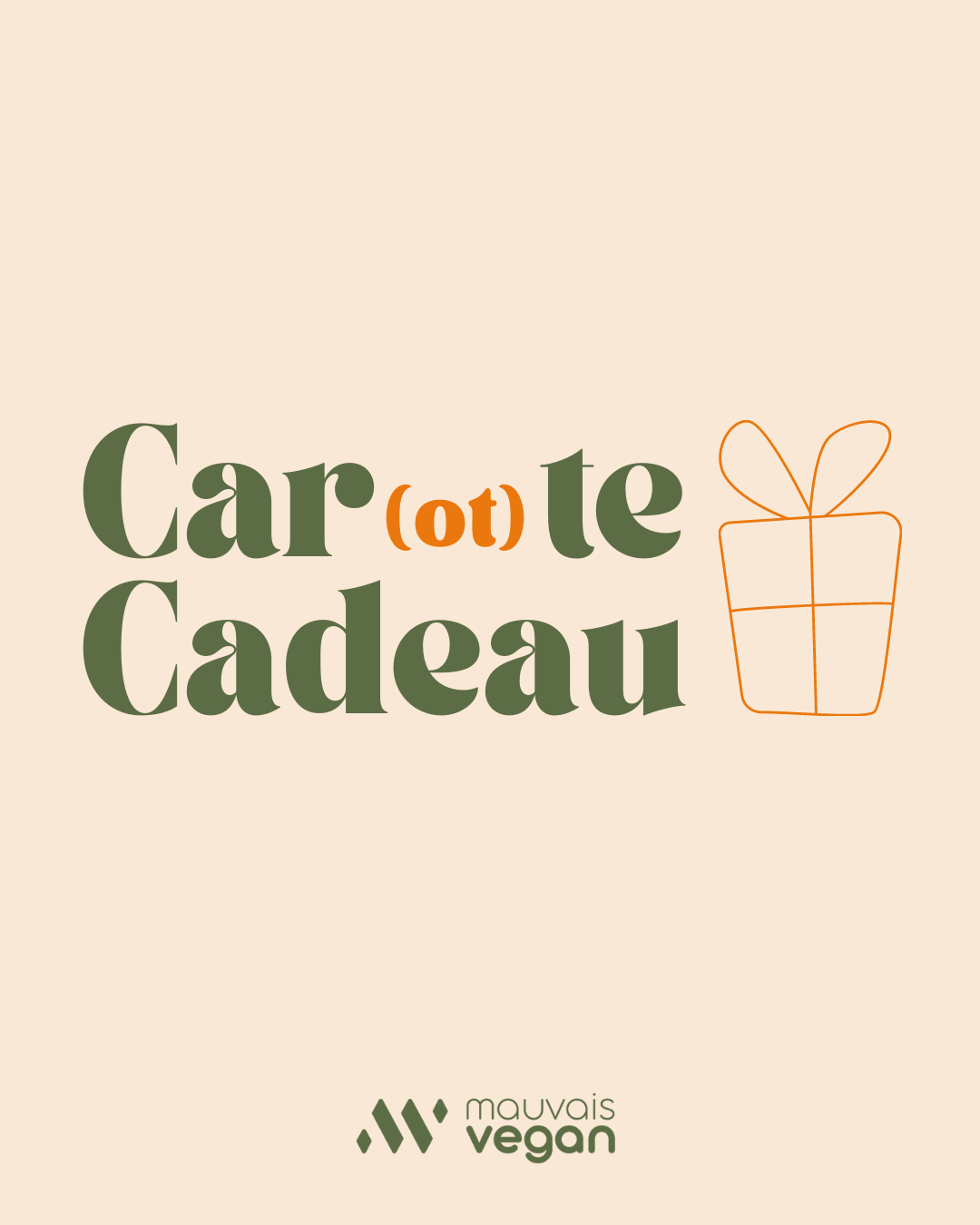 Carte cadeau Mauvaus Vegan 