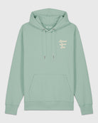 Hoodie vert sauge brodé blanc Animal Lovers Club.