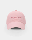 Casquette rose brodée Animals > People