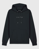 Hoodie noir brodé Animals > people 